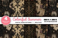 Gothic Background Papers and Clipart PNG Product Image 1