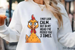 I MAY LOOK CALM... BUT IN MY HEAD PNG Product Image 1