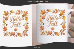 Autumn quote png design for T-shirts Product Image 3
