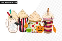 Halloween Coffee Sublimation PNG Design Product Image 1