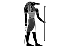 Sobek.Egyptian ancient symbol. Culture.Design element. Product Image 3