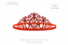Crown svg Tiara svg Birthday tiara Princess svg Party hat Product Image 6
