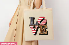LOVE PNG, Memorial Day Sublimation PNG Product Image 3