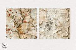 Old vintage digital paper, background clipart Product Image 3