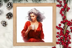 Christmas Coffee Clipart Sublimation, Christmas PNG Product Image 3