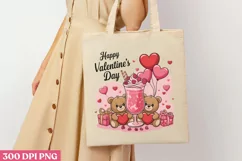 Happy Valentine's Day PNG, Cozy Valentine Sublimation P Product Image 3
