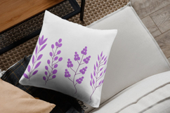 Lavender Botanical Branches Embroidery Design Product Image 3