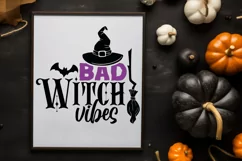 Happy Halloween svg, Witch svg, Spooky season svg Product Image 2