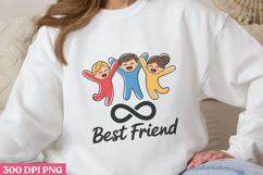 Best friend PNG, True Friendship Sublimation PNG Product Image 3