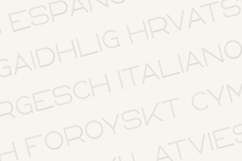 Bosnia Outline Modern Geometric Display Typeface Product Image 3