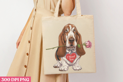 Valentine Dog Sublimation PNG Product Image 3