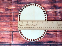Oval basket base digital file, make myself handmade craft cr Product Image 3