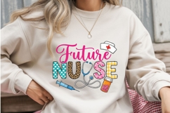 Future Nurse PNG Sublimation Design, Nursing Student Shirt Product Image 3