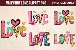Valentine Love Clipart Bundle PNG Product Image 1