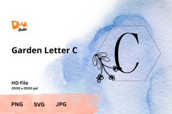 Garden Letter Monogram Product Image 1