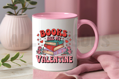 Books are my Valentine PNG, Valentine Card PNG Design Product Image 3