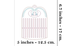 Rigid heddle loom with horse engraving digital file table Product Image 9