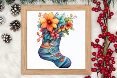 Beautiful Christmas Watercolor Clipart, Beautiful Christmas Product Image 3