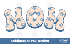 American Mom 4th of July USA Cat Dog Paw DTF Sublimation Product Image 1