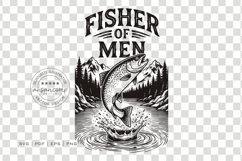 Fishing Quote Silhouette Vector Design Product Image 3