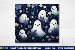 Halloween Tumbler Sublimation Wraps, Tumbler Halloween Product Image 3