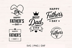 Father’s Day SVG Bundle | Dad PNG DXF Files Product Image 3