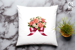 Rose Bouquet Clipart Sublimation PNG Product Image 3