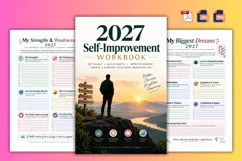 2027 Self-Improvement Workbook Product Image 3