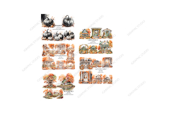 Huge Bundle, Autumn Mega Clipart Bundle, Fall Clipart Product Image 3