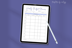 Weekly Budget Planner Template | Printable Budget Sheet Product Image 4