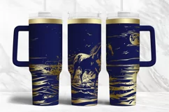 40oz Tumbler laser svg Horse wrap | Engaved Horse svg png Product Image 3