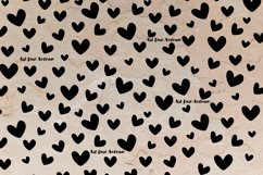 Hearts background clipart, Hearts svg and dxf design Product Image 3