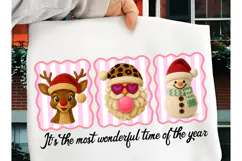 It's The Most Wonderful Time Of The Year PNG, Christmas Faux Product Image 1