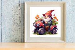 Spring Garden Gnome Sublimation Clipart Product Image 3