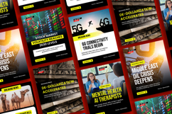 News Headline Social Media Post - Canva, PSD, AI Product Image 3