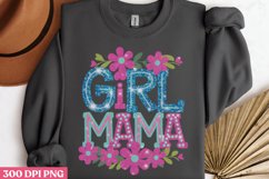 Girl mama PNG, Mothers Day Sublimation PNG Product Image 1