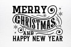 Vintage Christmas Sign SVG Product Image 3