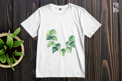 Tropical Leaf Corner Frame Clipart Sublimation PNG Product Image 3