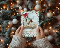 Arch Christmas Card Template Product Image 3