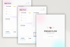 2026 ADHD Digital Planner | Aura Aesthetic Daily Organizer Product Image 3