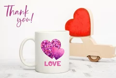 Love Illustration PNG, Valentine's Day Sublimation Designs Product Image 3