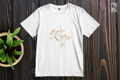 Delicate Blossom Branch Clipart Sublimation PNG Product Image 3