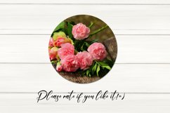 Oil paint Flower design | Round earring sublimation bundle Product Image 3