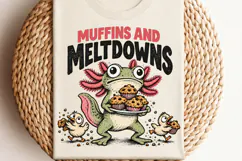 Funny Frog Breakfast Anxiety PNG, Flapjacks and Freakouts Fr Product Image 3
