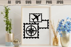 Clipart Postage stamp SVG Product Image 4