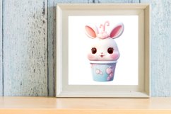 Easter Coffee Cup Sublimation Clipart, Watercolor Clipart Product Image 3