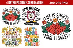Retro Positive Sublimation Bundle PNG Product Image 3