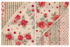 Valentines, Shabby Chic, Papers, Junk Journal Product Image 3