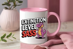 Cartoon Dinosaur With Extinction Level Sass Isolated Product Image 3