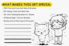 300 Fine Line Brushes For Procreate, Micron Line Art Brushes Product Image 3